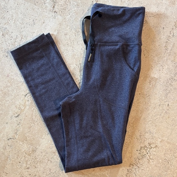 Lululemon 2 purplish blue jogger style leggings with pockets - Picture 1 of 6